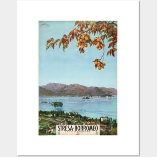 Stresa-Borromeo Lago Maggiore Vintage Poster 1927 Posters and Art